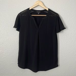 ROZ & ALI Blouse | Black | Small